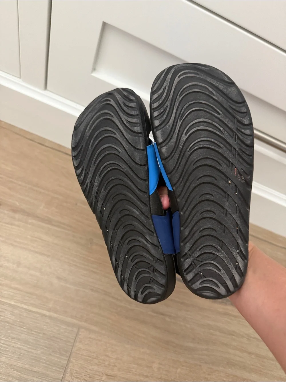 Nike Sunray Kids Blue and Black Water Shoes